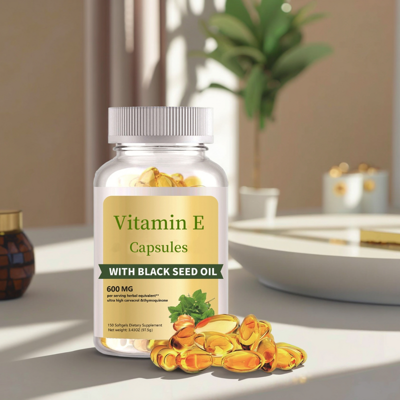 Vitamin E Softgel Capsule Manufacturer - Halal Certified & 400iu Skin Supplement