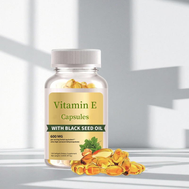 Vitamin E Softgel Capsule Manufacturer - Halal Certified & 400iu Skin Supplement