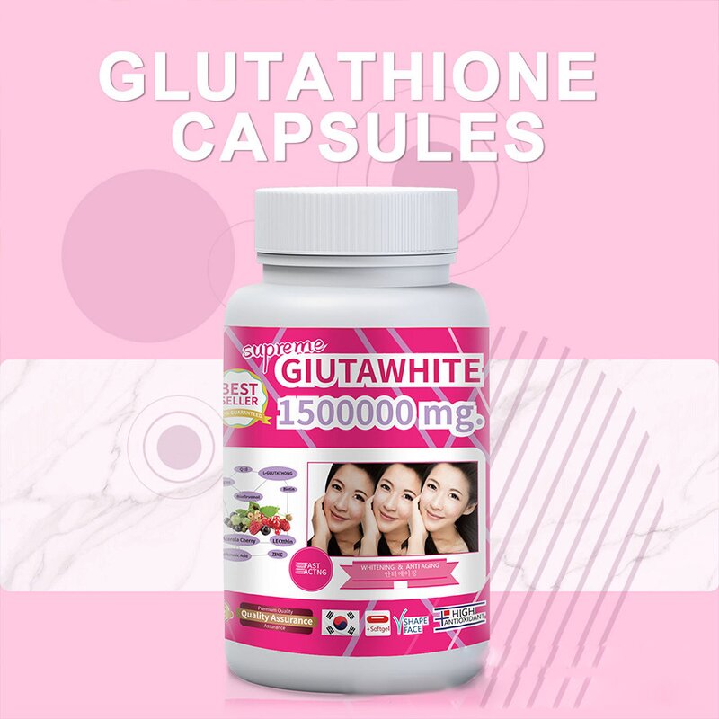 Glutathione Capsules Manufacturer - 20000mg with Collagen & Vitamin C for Skin
