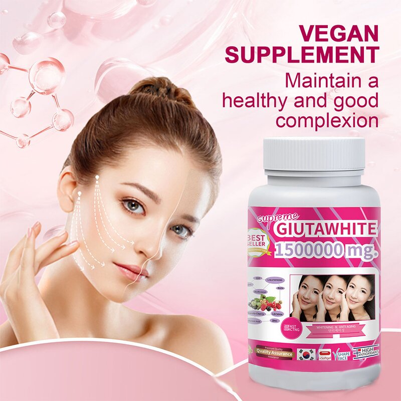 Glutathione Capsules Manufacturer - 20000mg with Collagen & Vitamin C for Skin