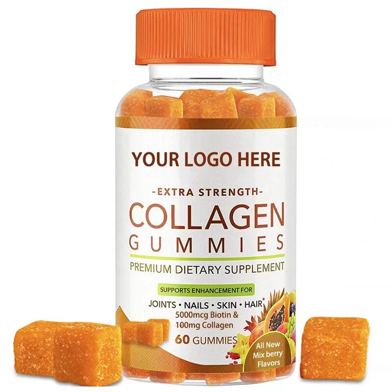 Protein Gummies Manufacturer - Vegan Sugar-Free with Collagen & Biotin