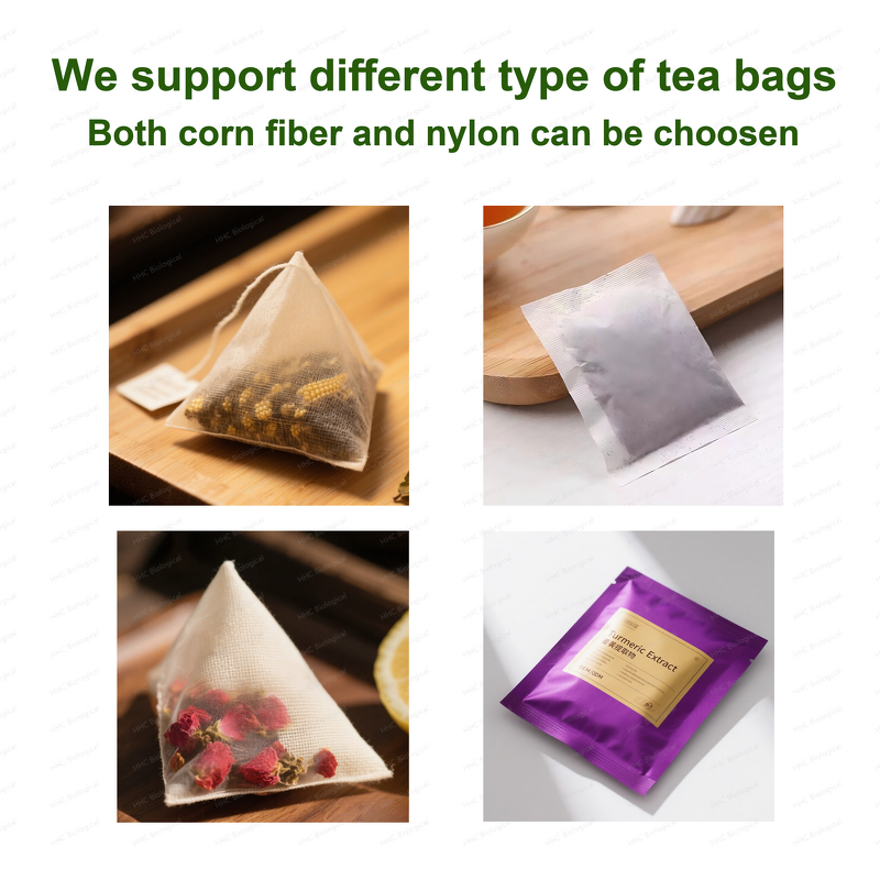 Blooming Tea Manufacturer - Private Label Organic Lemon Ginger, Individually Wrapped