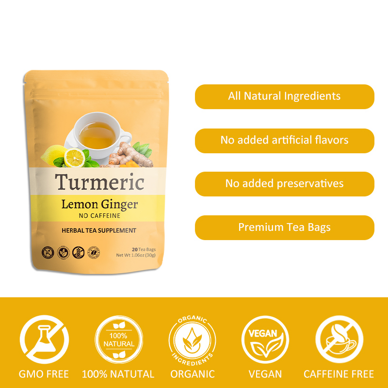 Turmeric Ginger Tea Manufacturer - Organic Wellness Blend for Joint & Immune Support