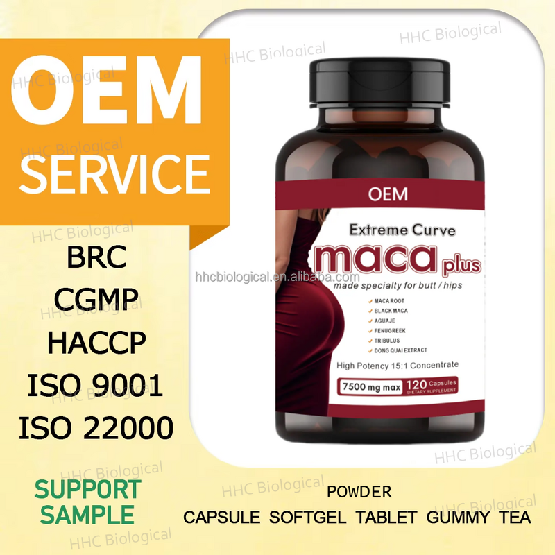 Maca Root Capsules Manufacturer - Black Maca for Adults & Wholesale