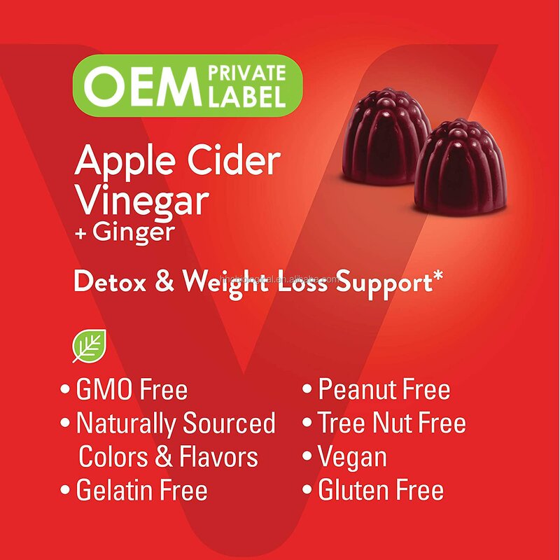 Apple Cider Vinegar Gummies Manufacturer - Keto-Friendly Weight Management & Detox Supplements