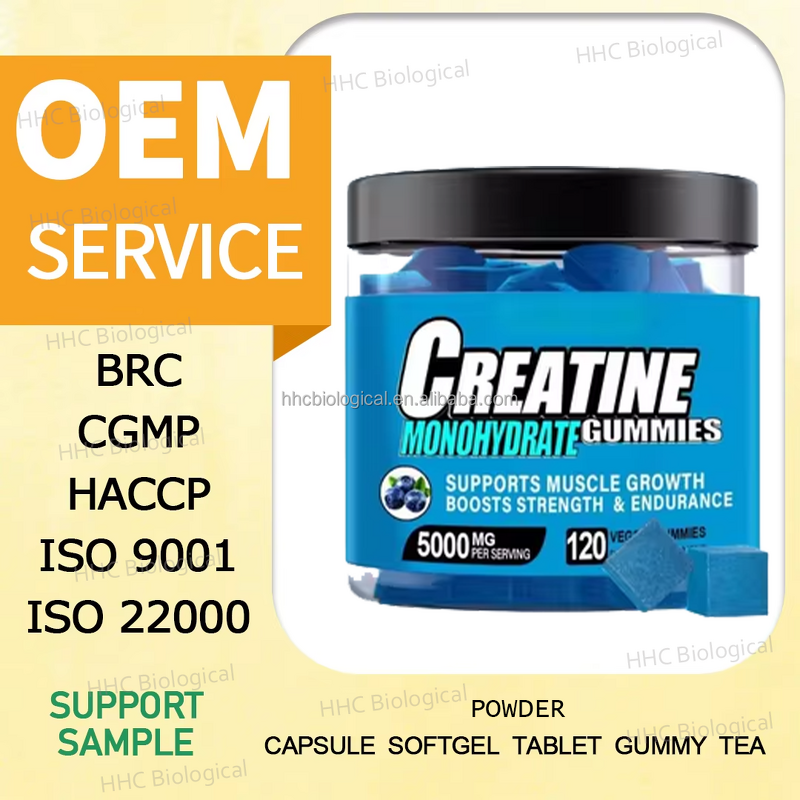 Creatine Monohydrate Gummies Manufacturer - 500mg for Muscle Recovery & Energy