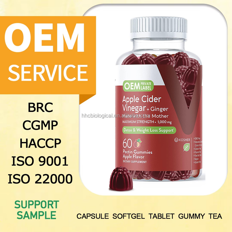 Apple Cider Vinegar Gummies Manufacturer - Keto-Friendly Weight Management & Detox Supplements