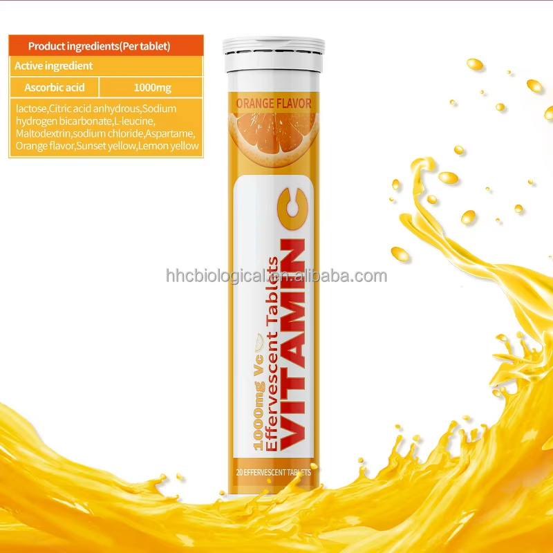 Custom Vitamin Effervescent Tablet Manufacturer - GMP Compliant, Fruit Flavor for Adults