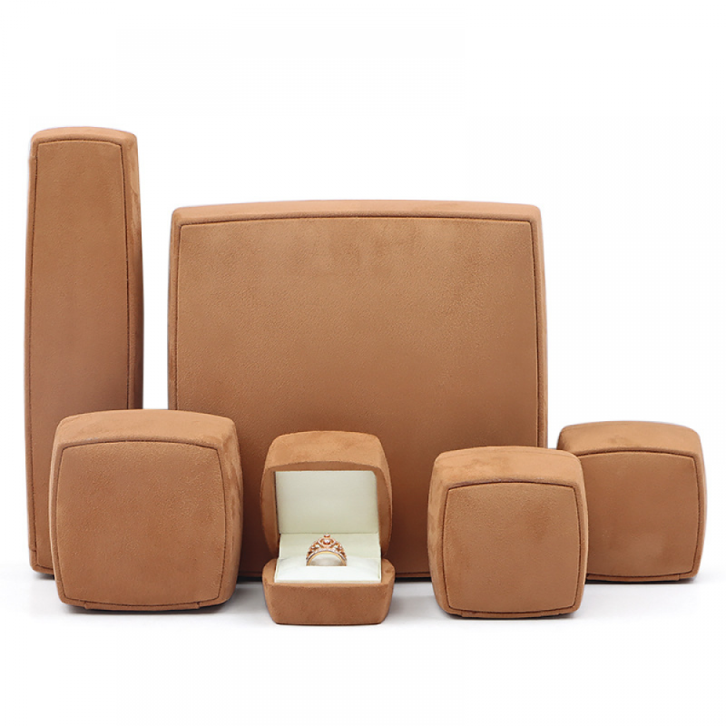 Velvet Jewelry Box Factory - Round Corner Plastic Pendant Necklace Storage Bracelet