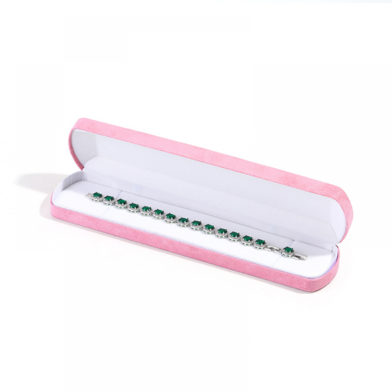 Velvet Jewelry Box Manufacturer - Large Deerskin Velvet Square Pearl Ring Arched Iron