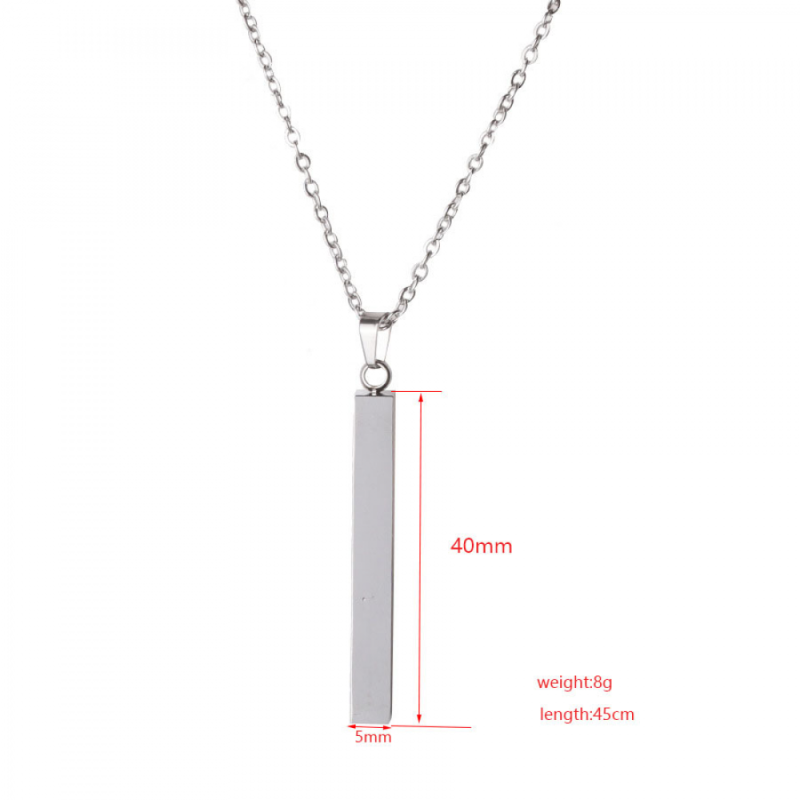 Stainless Steel Necklace Supplier - Personalized Name Jewelry Rose Gold Plated