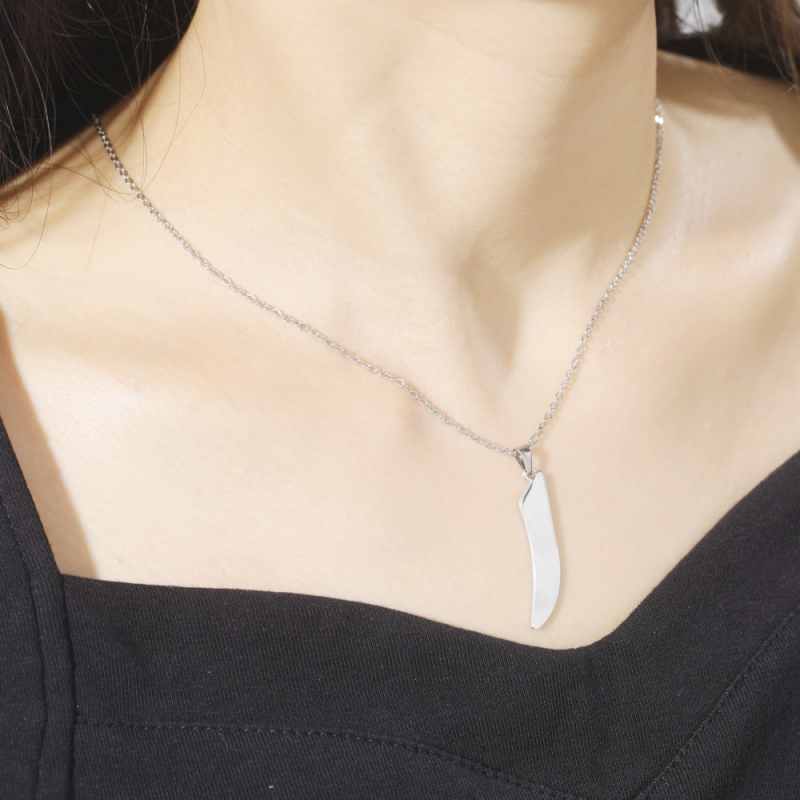 Stainless Steel Letter Necklace Manufacturer - Custom Arabic Alphabet Gold Plated Jewelry