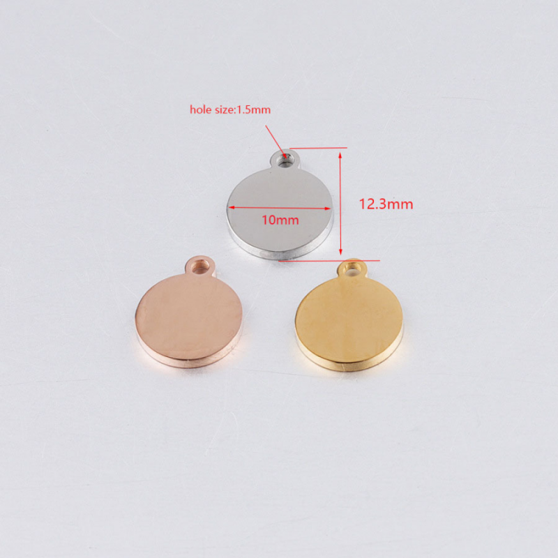 Stainless Steel Charms Supplier - Bulk Personalized Engraved Jewelry Making Supplies