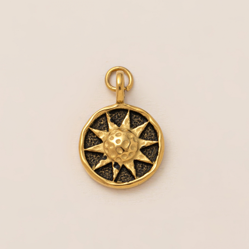 Stainless Steel Charms Manufacturer - Gold Plated Multi Pattern Pendants Jewelry Making