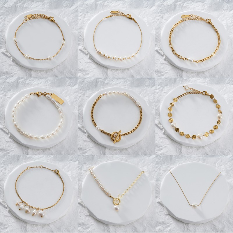 Stainless Steel Pearl Necklace Supplier - Gold Plated Natural Freshwater Pearls Wholesale