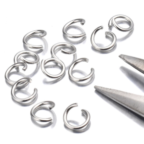 Stainless Steel Jump Rings Supplier - Bulk Gold Plated Open Jewelry Making Accessories