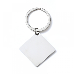 Stainless Steel Keychain Factory - Custom Logo Mirror Polished Engraved Key Holder Metal