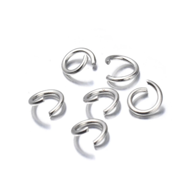 Stainless Steel Jump Rings Supplier - Bulk Gold Plated Open Jewelry Making Accessories