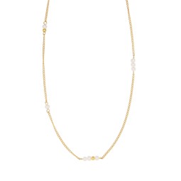 Stainless Steel Pearl Necklace Factory - Waterproof Layered Freshwater Pearl Gold Plated