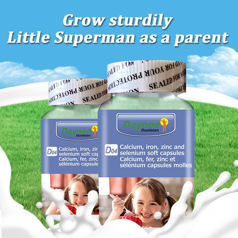 Organic Herbal Softgel Capsules Manufacturer - Private Label Calcium Iron Zinc 3-in-1 for Adult Health