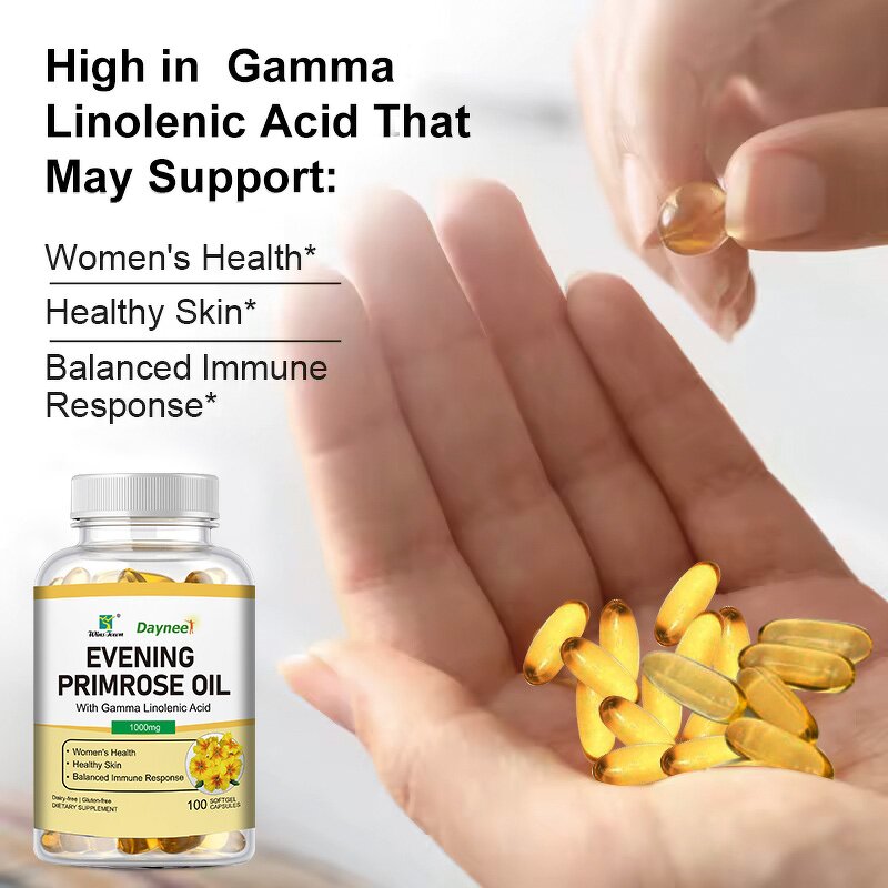 Evening Primrose Oil Gummies Manufacturer - 60 Gummies/Bottle for Skin Health