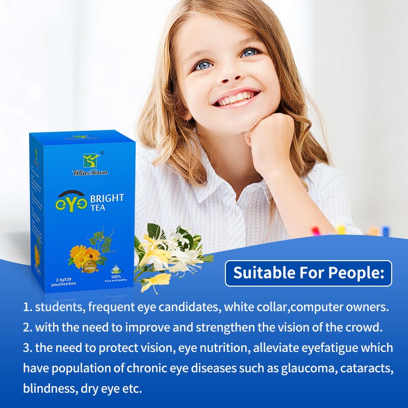 Chinese Herbal Tea Manufacturer - Eye Bright with Chrysanthemum & Wolfberry, 28 Sachets