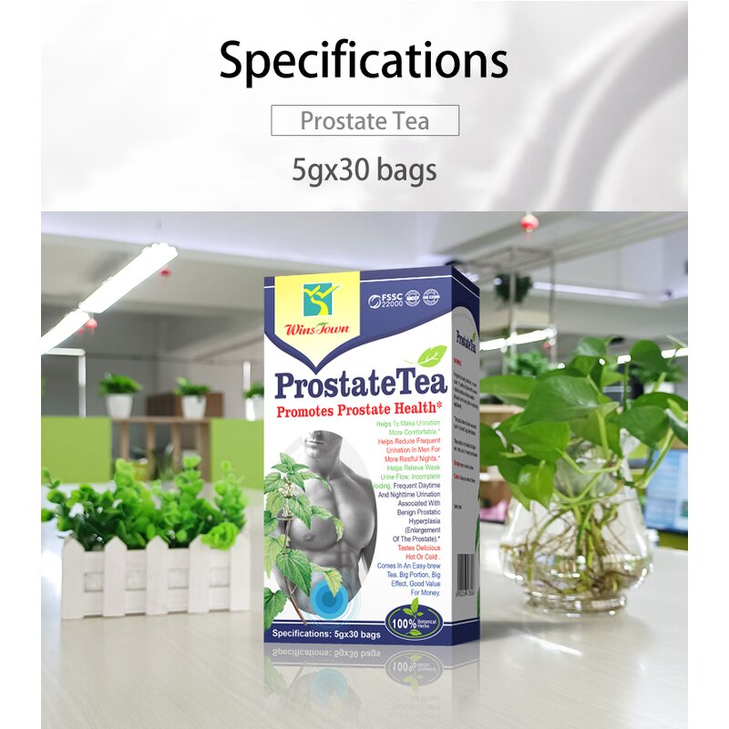 Prostate Health Tea Manufacturer - 100% Organic Herbal Formula for Men