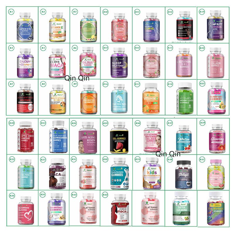 Kids Multivitamin Gummies Manufacturer - Vegan Glow Skin & Detox Formula