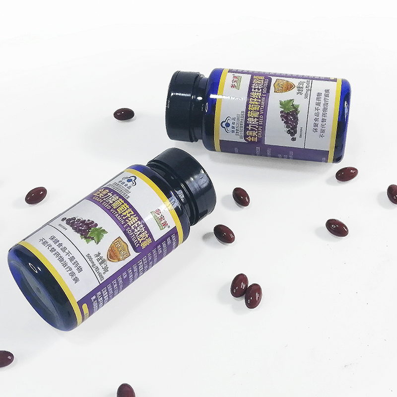 Grape Seed Vitamin E Soft Capsule Manufacturer - Dietary Fiber Supplement