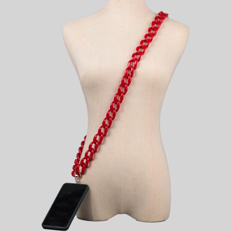 Vintage Chain Supplier - Wholesale Mobile Phone Lanyards Vintage Long Necklace 120cm Crossbody Chain Glossy