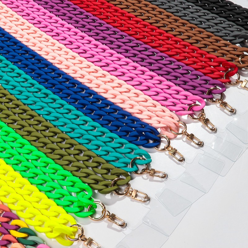 Frosted Chain Manufacturer - Yiwu Factory Wholesale Frosted Chain Spot Custom Matte Crossbody Mobile Phone Accessories