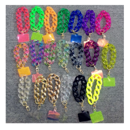 Clear Juice Chain Manufacturer - Hot 2025 Clear Juice Acrylic Phone Chain for Phone Case Lanyard Bag Women's Custom