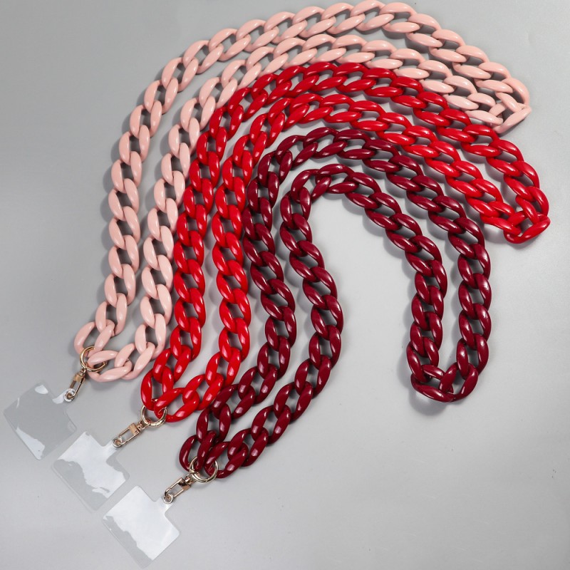 Vintage Chain Supplier - Wholesale Mobile Phone Lanyards Vintage Long Necklace 120cm Crossbody Chain Glossy