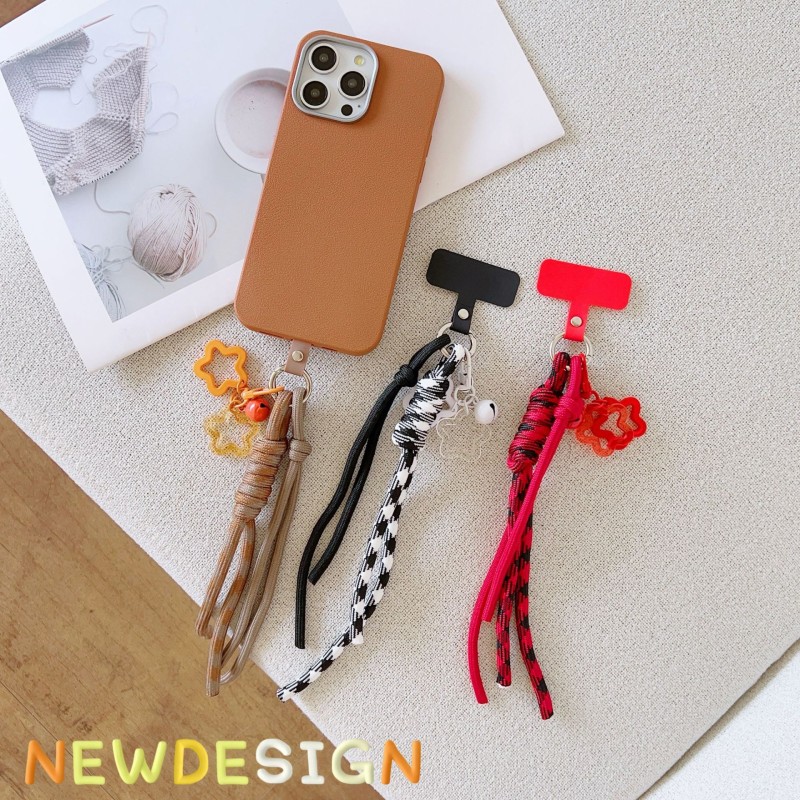 Pentagram Lanyard Manufacturer - Multicolor Pentagram Personality Pendant Phone Lanyard Trendy Small Woven Belt