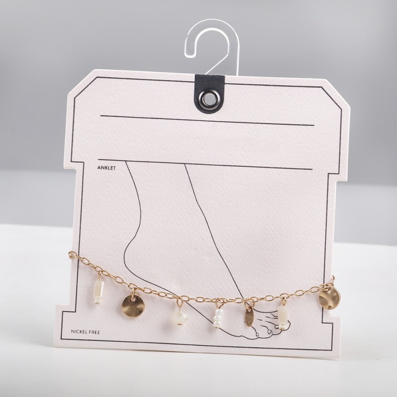 Bohemian Anklet Manufacturer - Wholesale European American Korean Popular Bohemian Style Pearl Crystal Alloy Small Pendant