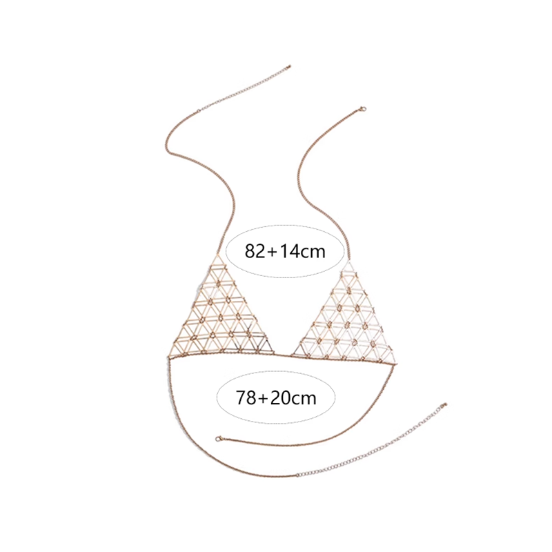 Alloy Chain Factory - High Quality Jewelry Alloy Accessories Girl Romantic Chest Chain Passionate Couple Gift Triangle