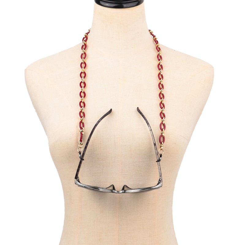 Eyeglass Chain Supplier - Vintage Style New Eyeglass Holder Strap Colored Resin Sunglasses Accessory Customizable