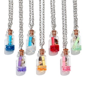 Bottle Pendant Factory - Casual Beach Holiday Jewelry Colorful Envelope Drift Bottle Conch Shell Pendant