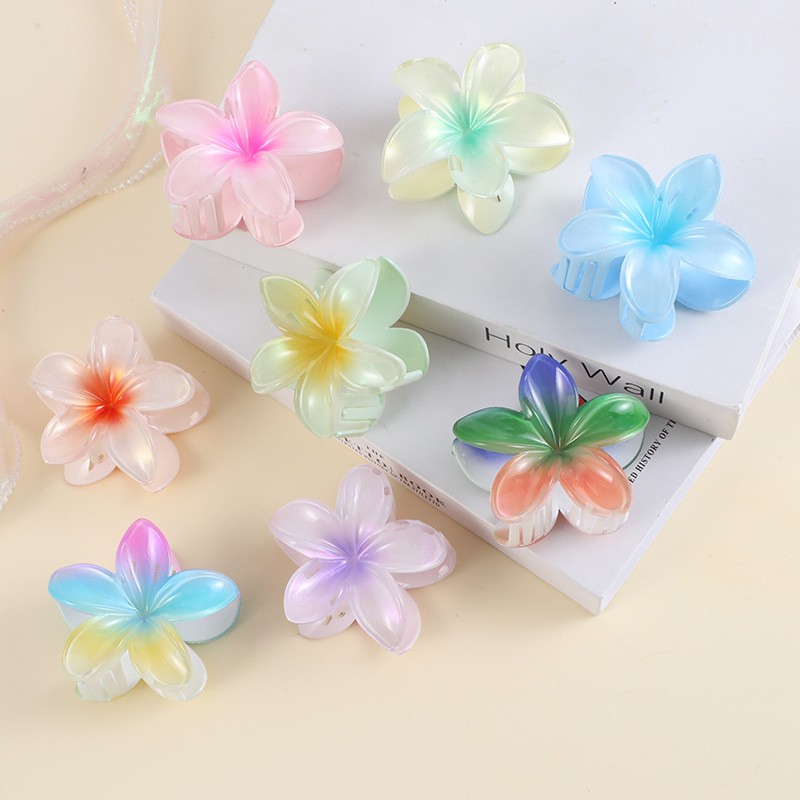 Lilies Hairpin Factory - Fashion Hot Sale Lilies Foam Flower Fashion Side Hairpins 12pcs/sets Beach Hair Clip