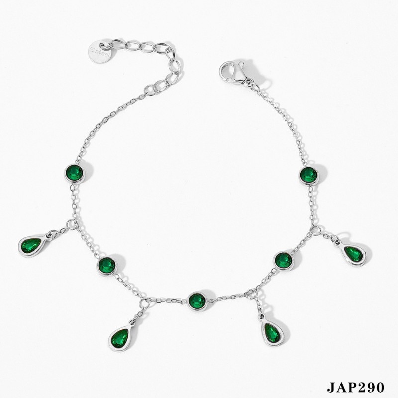 Foot Chain Manufacturer - 2025 Advanced Sense Stainless Steel Foot Chain New Fashionable Sexy Ankle Anklet with Zircon