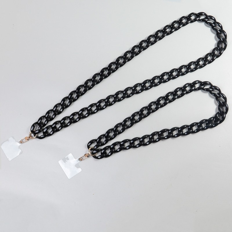 Vintage Chain Supplier - Wholesale Mobile Phone Lanyards Vintage Long Necklace 120cm Crossbody Chain Glossy