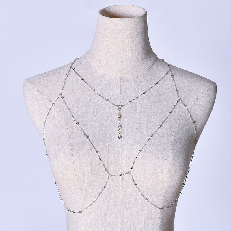 Tassel Net Factory - Factory Price Tassel Net Chain Goddess Jewelry Trendy Sexy Body Necklaces and Chest Chains