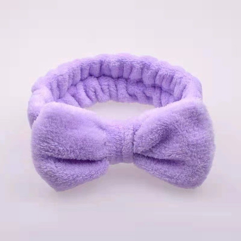 Headband Manufacturer - 2025 New Women's Coral Velvet Bow Headband Wide Edge Face Multicolor Plush Headband