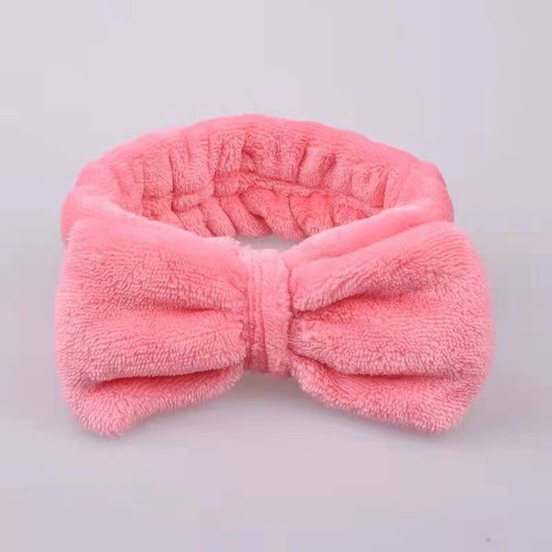 Headband Manufacturer - 2025 New Women's Coral Velvet Bow Headband Wide Edge Face Multicolor Plush Headband