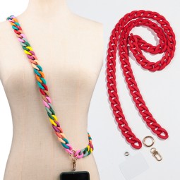 Frosted Chain Manufacturer - Yiwu Factory Wholesale Frosted Chain Spot Custom Matte Crossbody Mobile Phone Accessories