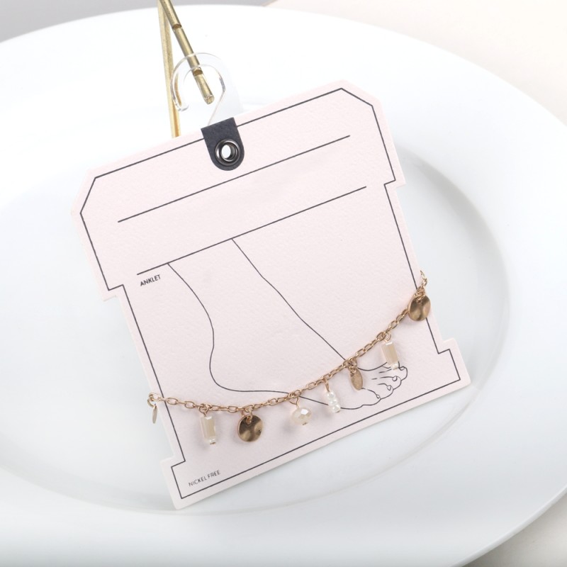 Bohemian Anklet Manufacturer - Wholesale European American Korean Popular Bohemian Style Pearl Crystal Alloy Small Pendant