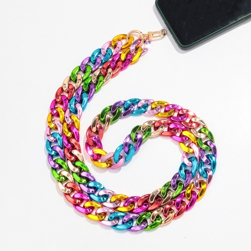 Metal Chain Factory - High Quality Metal Color Eco-friendly Electroplated Shiny Gold Color Long Bag Chain