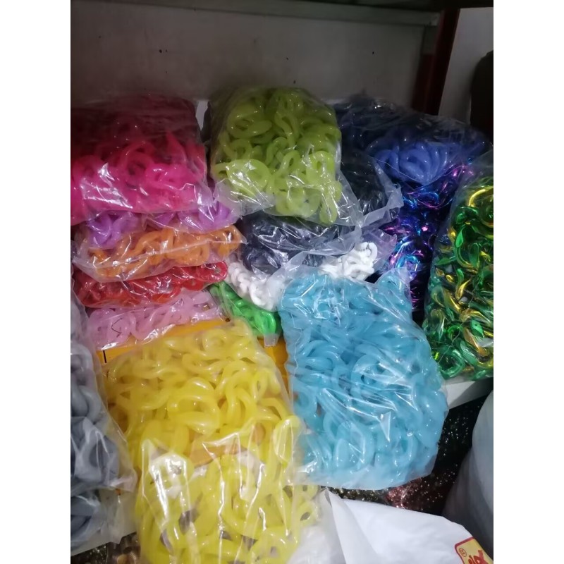 Acrylic Chain Factory - Fashion Accessories Acrylic Chain Large Button Metal Gradient Candy Color Jelly Color DIY