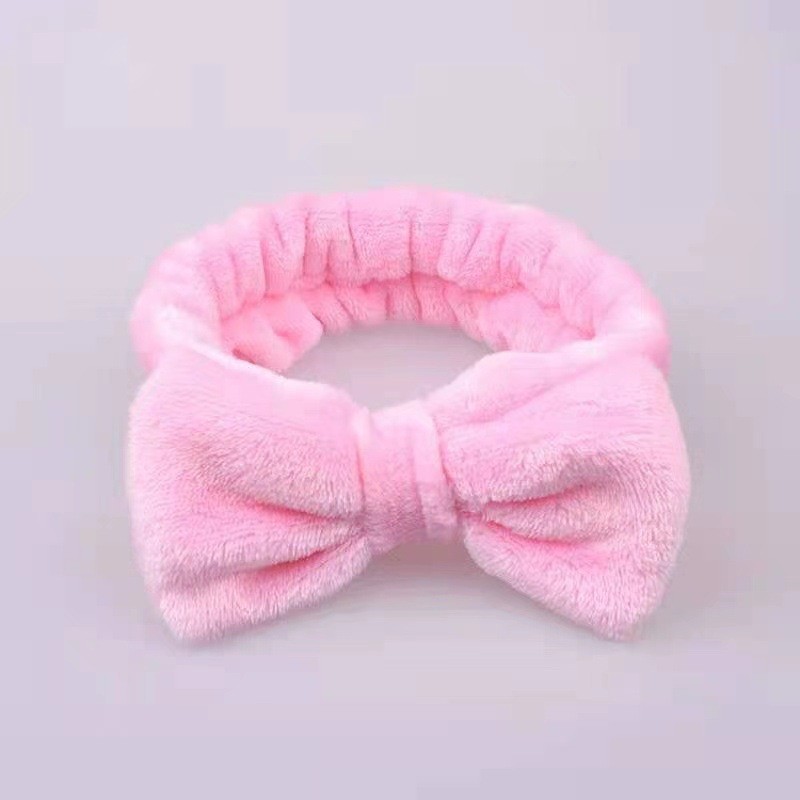 Headband Manufacturer - 2025 New Women's Coral Velvet Bow Headband Wide Edge Face Multicolor Plush Headband