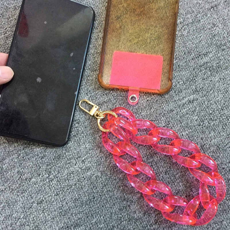 Clear Juice Chain Manufacturer - Hot 2025 Clear Juice Acrylic Phone Chain for Phone Case Lanyard Bag Women's Custom